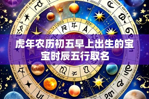 虎年农历初五早上出生的宝宝时辰五行取名