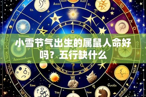 小雪节气出生的属鼠人命好吗?五行缺什么