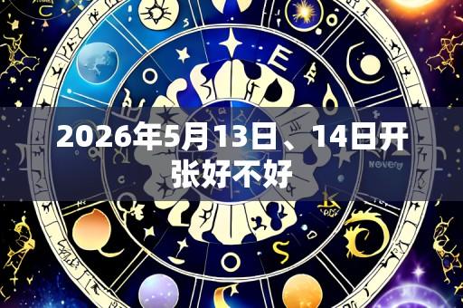 2026年5月13日、14日开张好不好