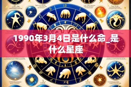 1990年3月4日是什么命_是什么星座