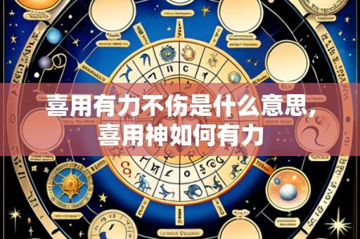 喜用有力不伤是什么意思,喜用神如何有力