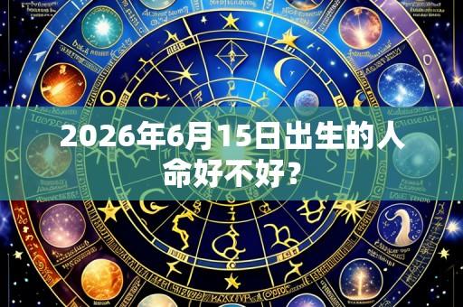2026年6月15日出生的人命好不好?