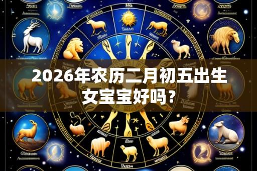 2026年农历二月初五出生女宝宝好吗？