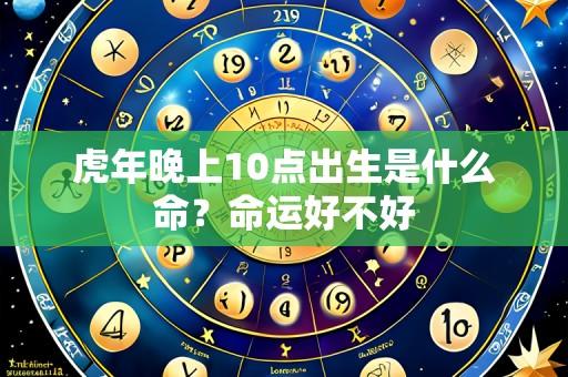 虎年晚上10点出生是什么命?命运好不好