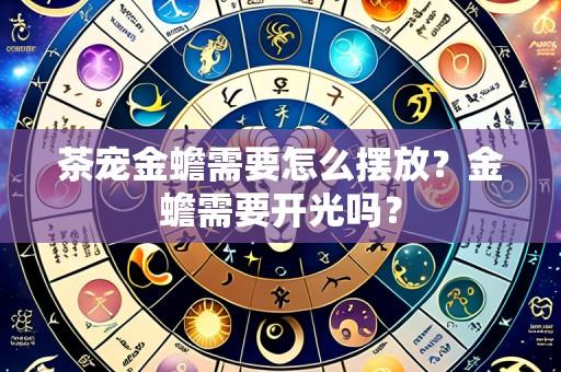 茶宠金蟾需要怎么摆放?金蟾需要开光吗?