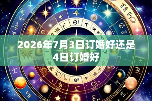 2026年7月3日订婚好还是4日订婚好