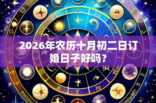 2026年农历十月初二日订婚日子好吗?