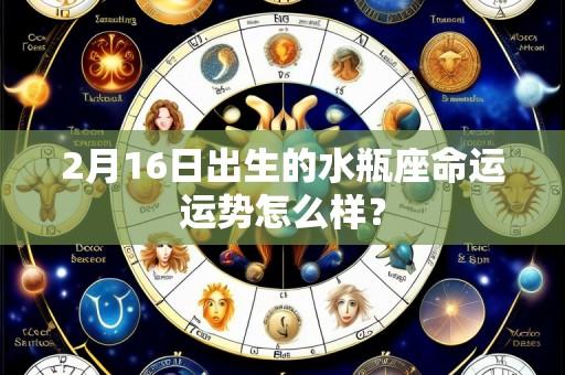 2月16日出生的水瓶座命运运势怎么样?