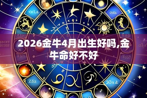 2026金牛4月出生好吗,金牛命好不好