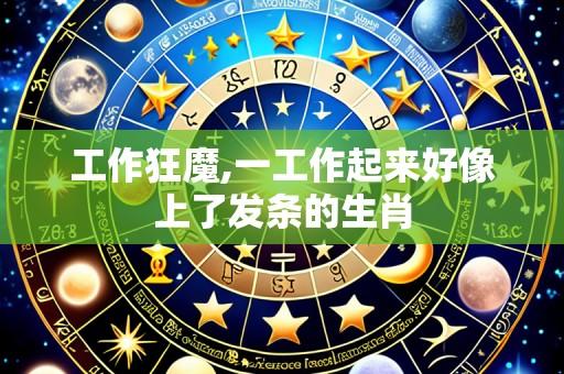 工作狂魔,一工作起来好像上了发条的生肖