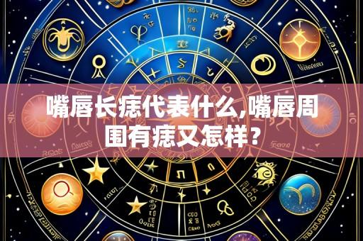 嘴唇长痣代表什么,嘴唇周围有痣又怎样?