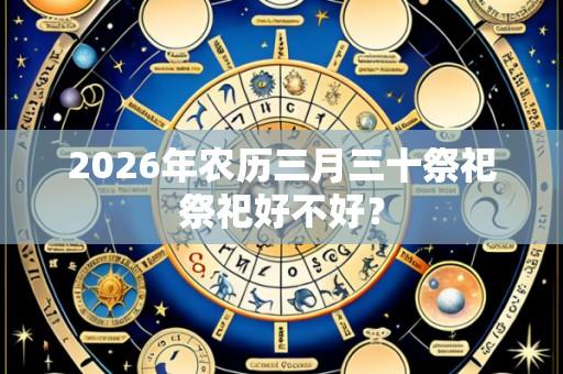 2026年农历三月三十祭祀祭祀好不好?