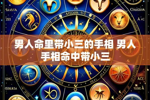 男人命里带小三的手相 男人手相命中带小三