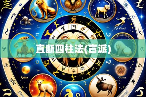 直断四柱法(盲派)