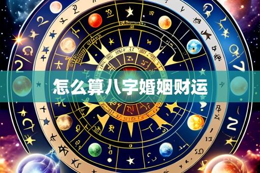怎么算八字婚姻财运