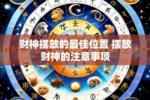 财神摆放的最佳位置 摆放财神的注意事项