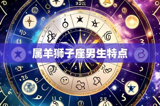 属羊狮子座男生特点