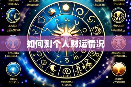 如何测个人财运情况