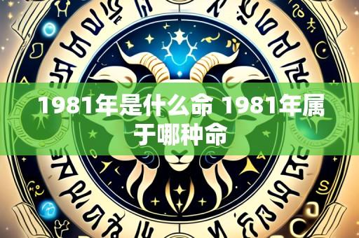 1981年是什么命 1981年属于哪种命