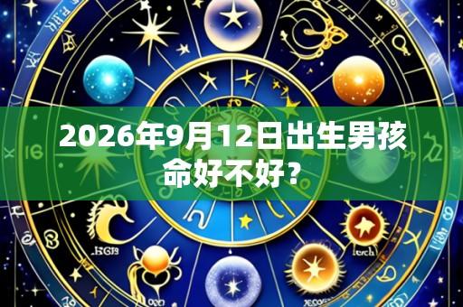 2026年9月12日出生男孩命好不好?