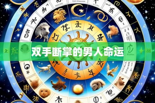 双手断掌的男人命运
