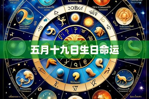 五月十九日生日命运