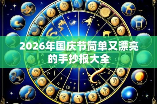 2026年国庆节简单又漂亮的手抄报大全