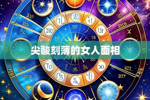 尖酸刻薄的女人面相
