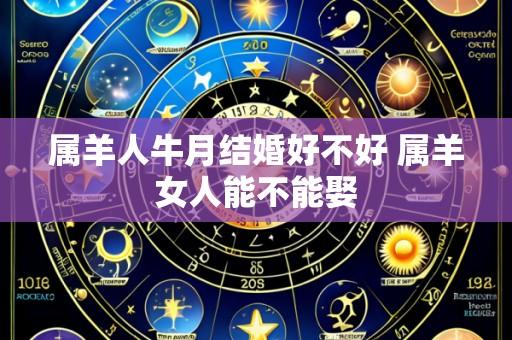 属羊人牛月结婚好不好 属羊女人能不能娶