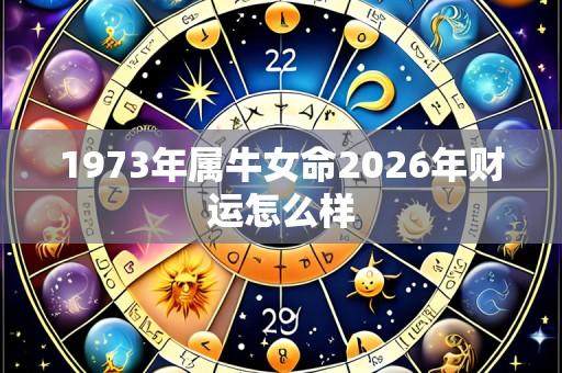 1973年属牛女命2026年财运怎么样