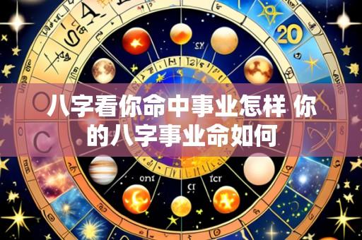 八字看你命中事业怎样 你的八字事业命如何