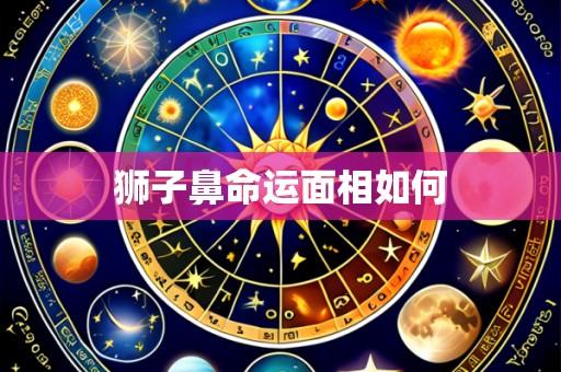 狮子鼻命运面相如何