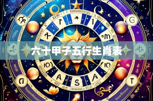 六十甲子五行生肖表