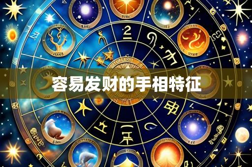 容易发财的手相特征