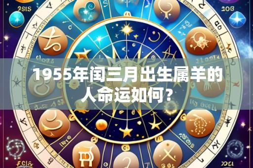 1955年闰三月出生属羊的人命运如何?