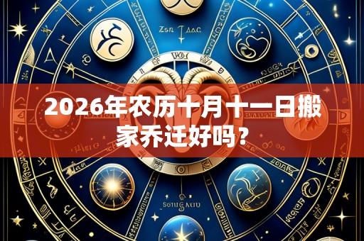 2026年农历十月十一日搬家乔迁好吗？