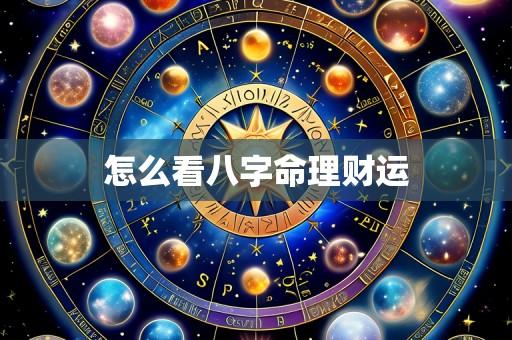 怎么看八字命理财运