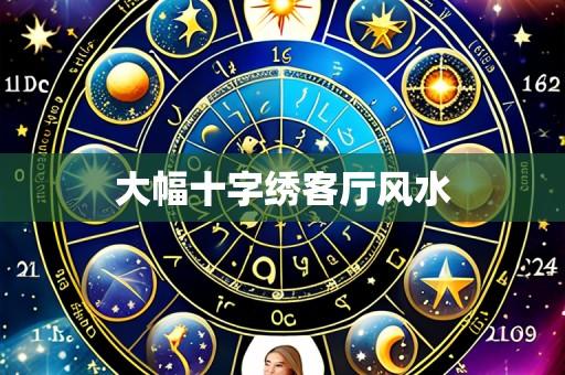 大幅十字绣客厅风水