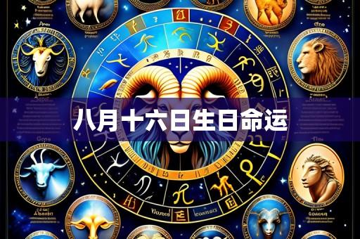 八月十六日生日命运