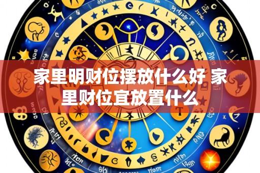 家里明财位摆放什么好 家里财位宜放置什么