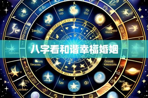 八字看和谐幸福婚姻