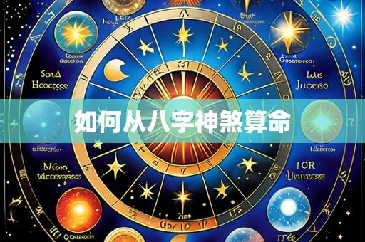 如何从八字神煞算命