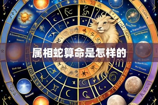属相蛇算命是怎样的