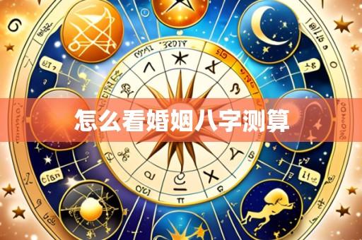 怎么看婚姻八字测算