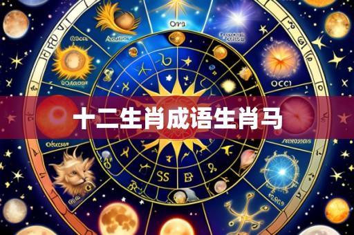 十二生肖成语生肖马