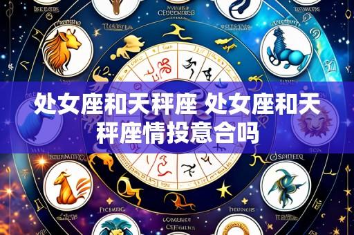 处女座和天秤座 处女座和天秤座情投意合吗