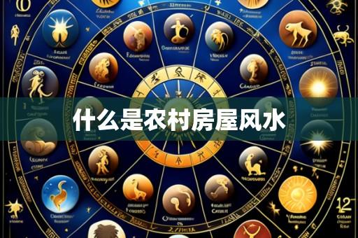 什么是农村房屋风水