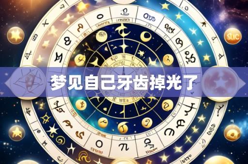 梦见自己牙齿掉光了
