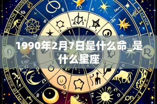 1990年2月7日是什么命_是什么星座