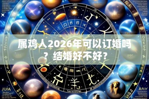 属鸡人2026年可以订婚吗？结婚好不好？